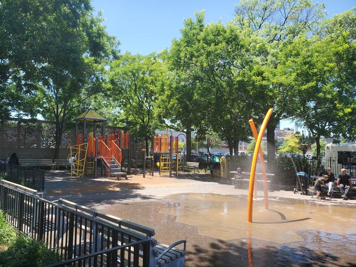 Playground Thirty Five XXXV, 35th Avenue and Steinway Street, Astoria, Queens, June 19, 2022