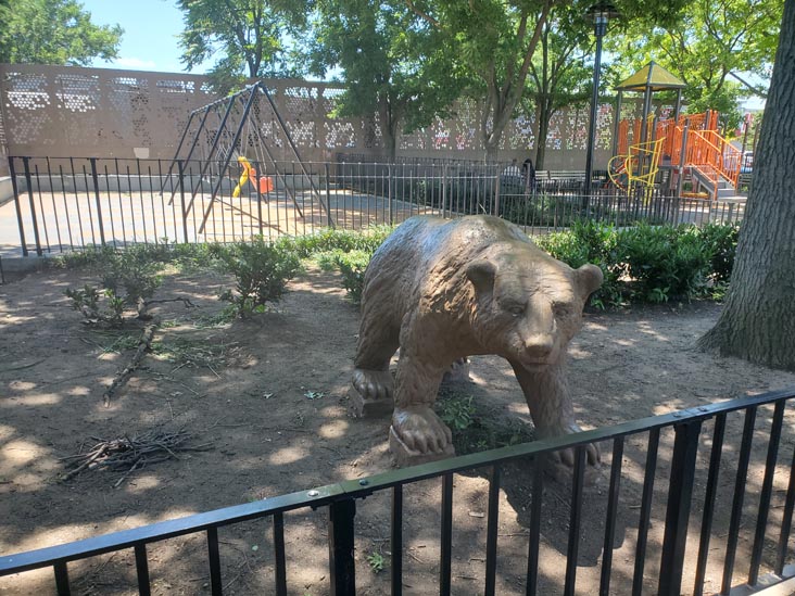 Playground Thirty Five XXXV, 35th Avenue and Steinway Street, Astoria, Queens, June 19, 2022