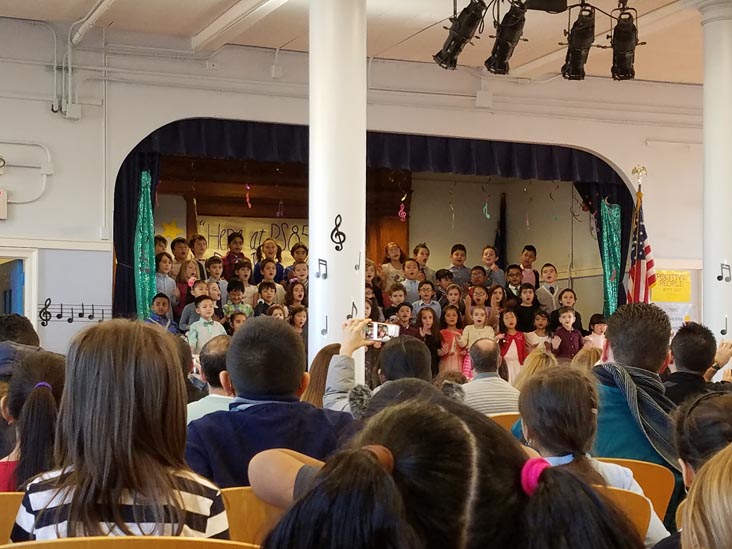 Auditorium, P.S. 85, 23-70 31st Street, Astoria, Queens, March 6, 2018