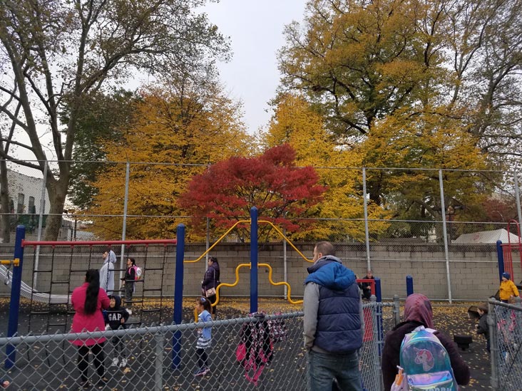 Playground, P.S. 85, 23-70 31st Street, Astoria, Queens, October 25, 2019