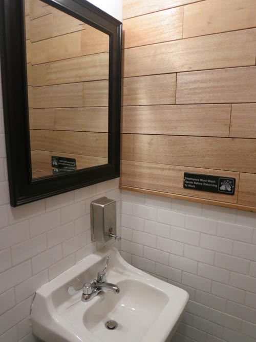 Employees Must Wash Hands, SingleCut Beersmiths, 19-33 37th Street, Astoria, Queens, June 16, 2013