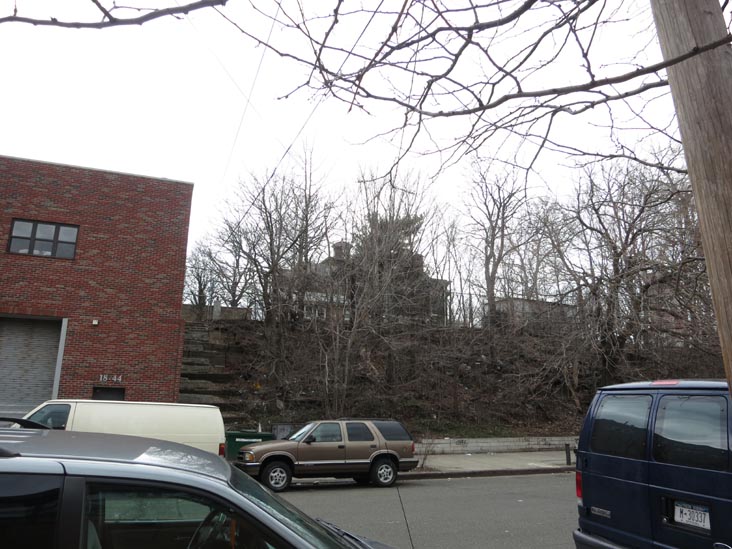 Steinway Mansion From 42nd Street Between 19th Avenue and Berrian Boulevard, Astoria, Queens, March 1, 2013