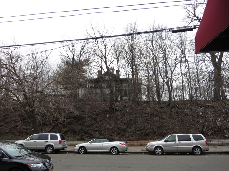 Steinway Mansion From 42nd Street Between 19th Avenue and Berrian Boulevard, Astoria, Queens, March 1, 2013