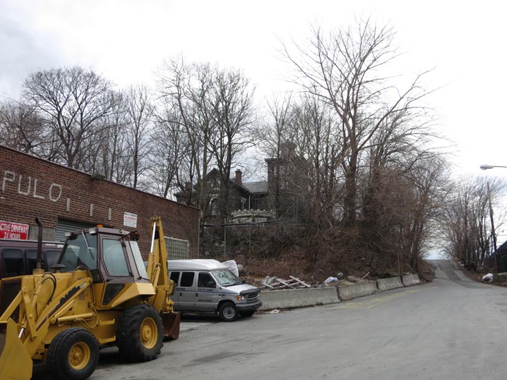 Looking South Down 41st Street Toward Steinway Mansion, Astoria, Queens, March 1, 2013