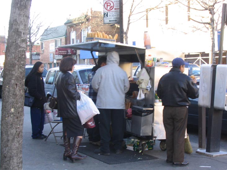 Street Meat, Steinway Street and 31st Avenue, Astoria, Queens, March 13, 2004