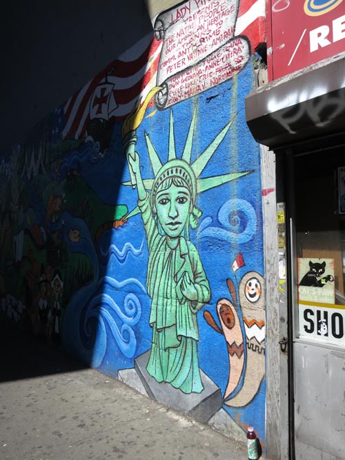 The Native People, West Side of 31st Street Between 23rd Avenue and Ditmars Boulevard, Astoria, Queens, May 1, 2013