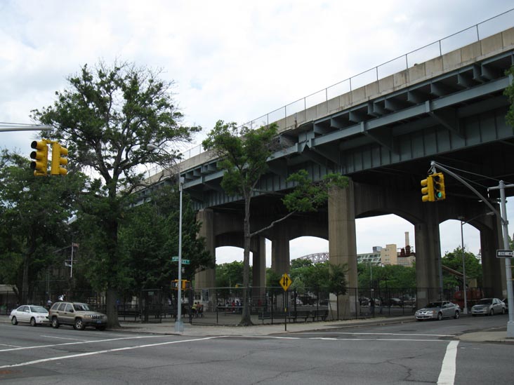 Hoyt Avenue South and 23rd Street, NW Corner, Triborough Bridge Playground, Astoria, Queens, June 6, 2010