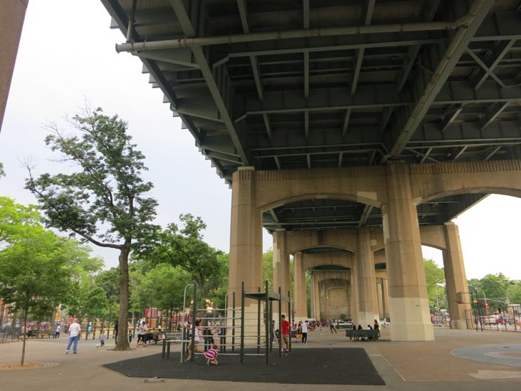 Triborough Bridge Playground, Astoria, Queens, June 10, 2012