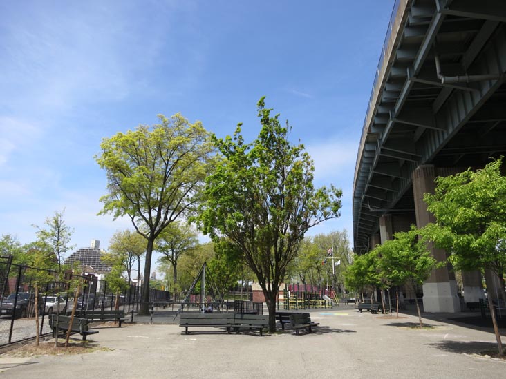 Triborough Bridge Playground, Astoria, Queens, May 7, 2013