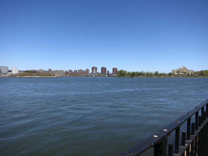 East River and Wards Island From Whitey Ford Field, 26th Avenue and 2nd Street, Astoria, Queens, May 3, 2013