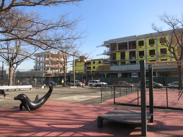 Woodtree Playground, 38th Street and 20th Avenue, Astoria, Queens, January 23, 2015