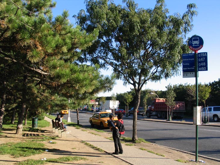 Bus Stop, McManus Memorial Park, Astoria Heights, Queens
