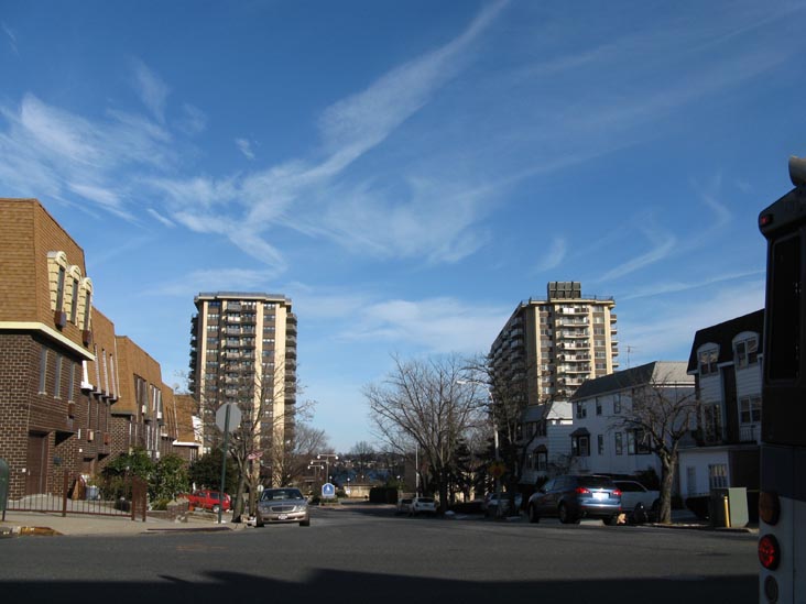 Looking East Down 18th Avenue From Bell Boulevard, Bayside, Queens
