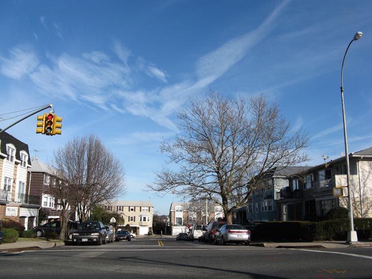 Looking East Down 16th Avenue From Bell Boulevard, Bayside, Queens