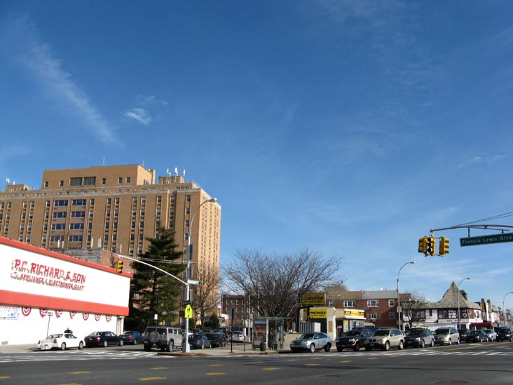 Northern Boulevard and Francis Lewis Boulevard, NE Corner, Bayside, Queens