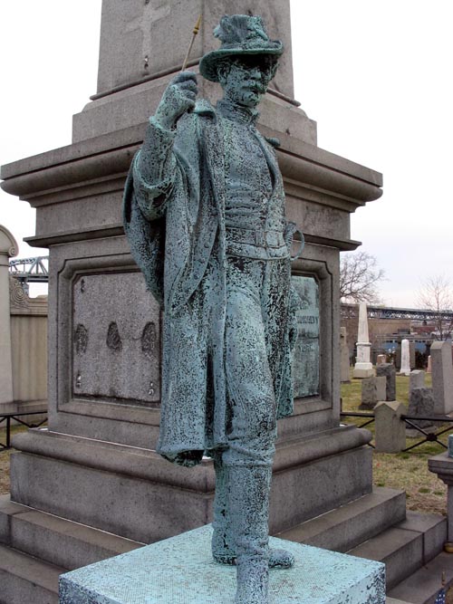 Civil War Soldier, Soldiers Monument, Calvary Veterans Park, Calvary Cemetery, Queens