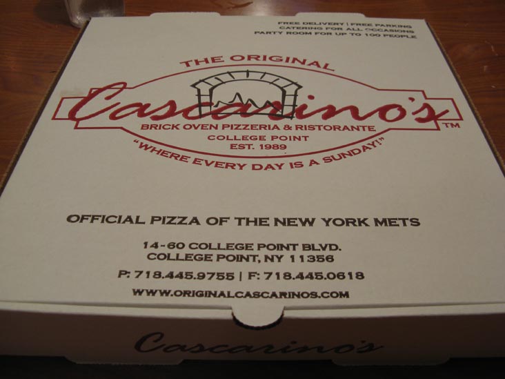Pizza Box, Cascarino's, 14-60 College Point Boulevard, College Point, Queens