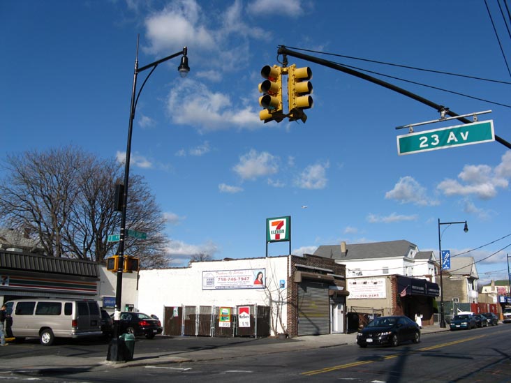 College Point Boulevard and 23rd Avenue, NW Corner, College Point, Queens