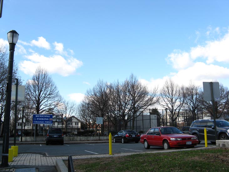 Municipal Parking Lot, College Point Boulevard and 14th Avenue, SW Corner, College Point, Queens