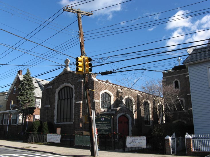 St. Paul's Church, 13-21 College Point Boulevard at 14th Avenue, NE Corner, College Point, Queens