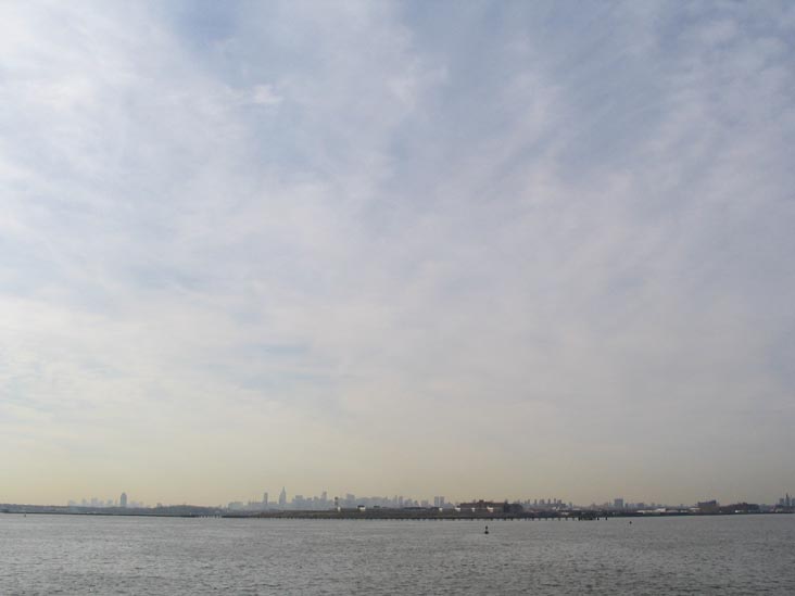 Manhattan Skyline from Hermon A. MacNeil Park, College Point, Queens