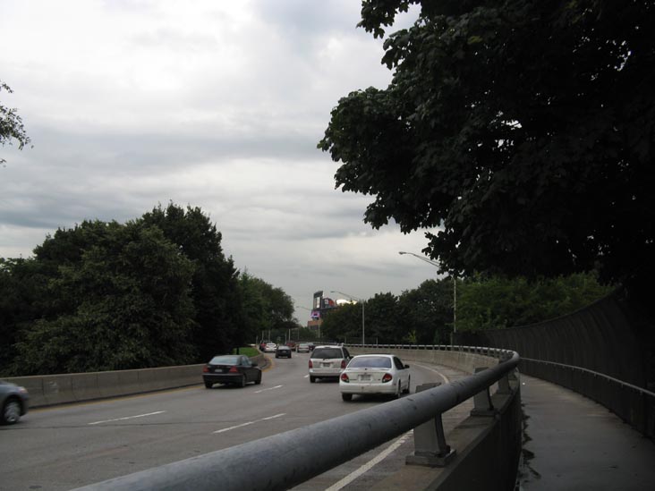 Pedestrian Access Along Northbound Whitestone Expressway Ramp, Corona, Queens, August 21, 2009, 6:05 p.m.
