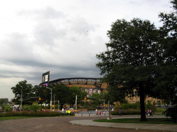 Citi Field From Bus Parking Area, Flushing Meadows-Corona Park, Queens, August 21, 2009, 6:10 p.m.