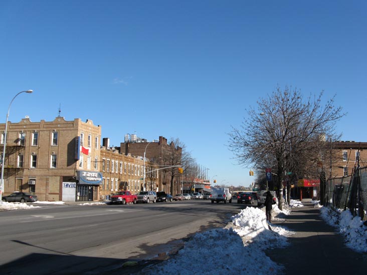 Looking East Down Northern Boulevard From 111th Street, Corona, Queens