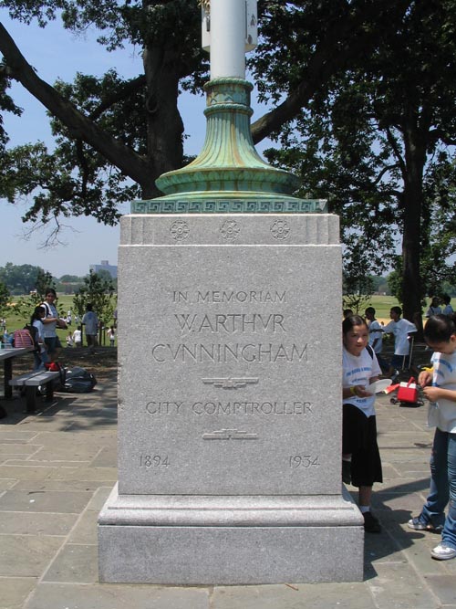 W. Arthur Cunningham Memorial, Cunningham Park, Queens