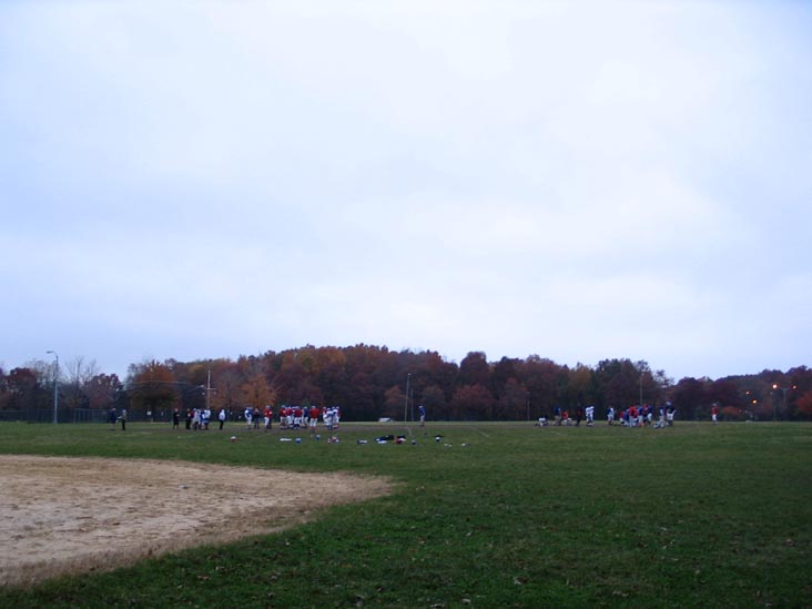 Football Practice, Cunningham Park, Queens, November 7, 2006