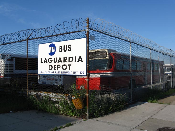 MTA Bus LaGuardia Depot, 85-01 24th Avenue, East Elmhurst, Queens
