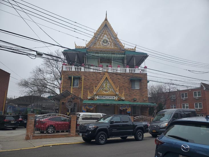 Wat Buddha Thai Thavorn Vanaram of New York City, 76-16 46th Avenue, Elmhurst, Queens, March 30, 2025