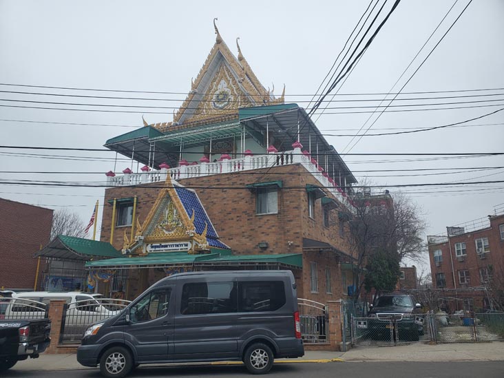 Wat Buddha Thai Thavorn Vanaram of New York City, 76-16 46th Avenue, Elmhurst, Queens, March 30, 2025
