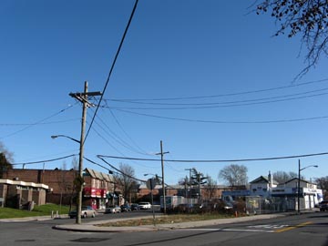 47th Avenue and 192nd Street, Looking East, Auburndale, Queens