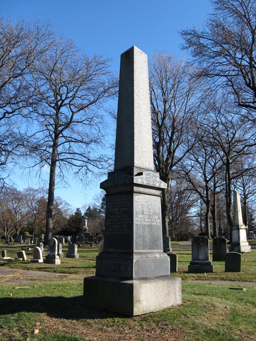 Roe Family Monument, Flushing Cemetery, Flushing, Queens