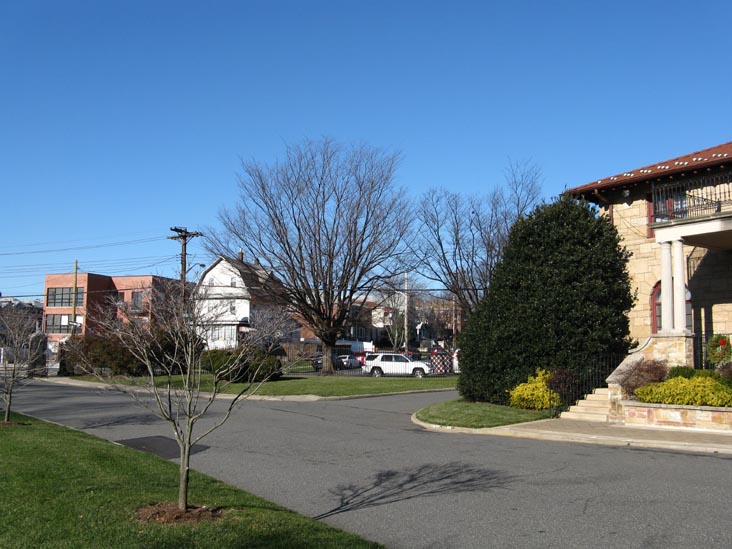 Main Gate, 46th Avenue and Pigeon Meadow Road, SE Corner, Flushing Cemetery, Flushing, Queens