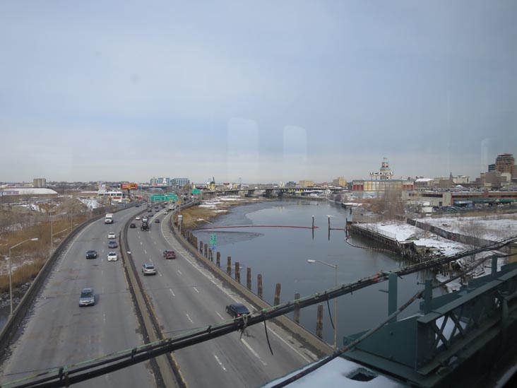 Flushing River From Manhattan-Bound 7 Train, February 8, 2014