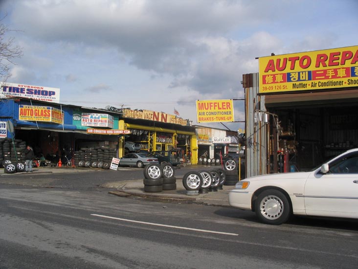 39th Avenue and 126th Street, NE Corner, Iron Triangle, Flushing, Queens