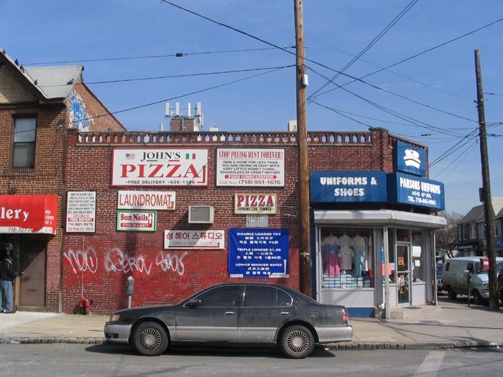 147th Street and 45th Avenue, NE Corner, Across From Lawrence Triangle, Flushing, Queens