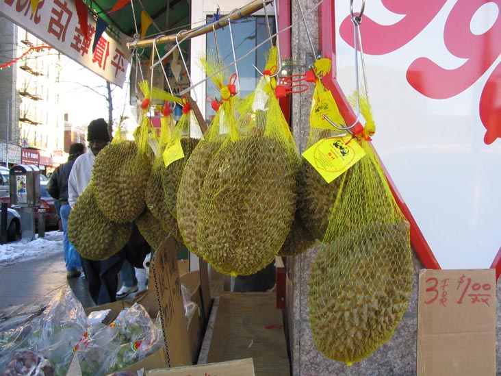 Durian For Sale, Main Street, Flushing, Queens