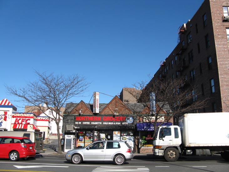 152-09 to 152-11 Northern Boulevard at Murray Street, NW Corner, Murray Hill, Flushing, Queens