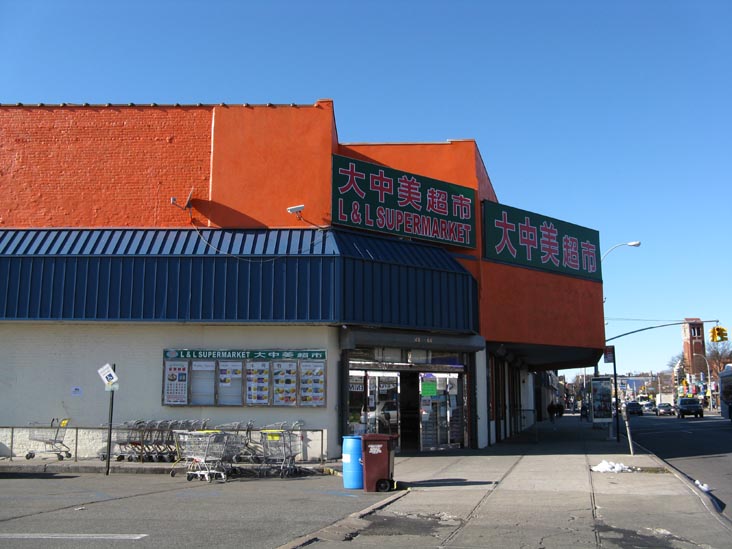 L&L Supermarket, 160-06 Northern Boulevard, Murray Hill, Flushing, Queens