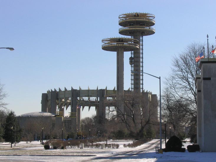 New York State Pavilion, Flushing Meadows Corona Park, Queens, January 23, 2004