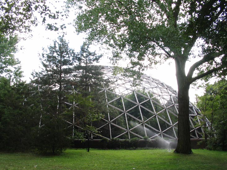 Buckminster Fuller Geodesic Dome, Queens Zoo, Flushing Meadows Corona Park, Queens, September 14, 2005