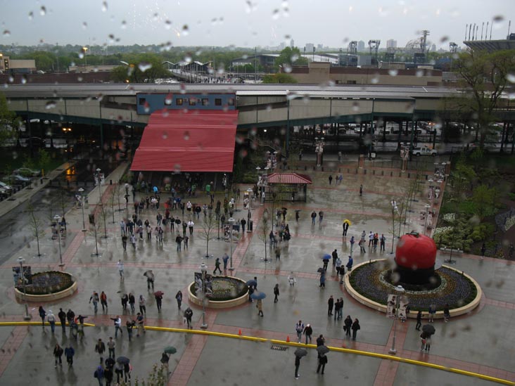 Plaza View From Caesars Club, Citi Field, Flushing Meadows Corona Park, Queens, April 21, 2010