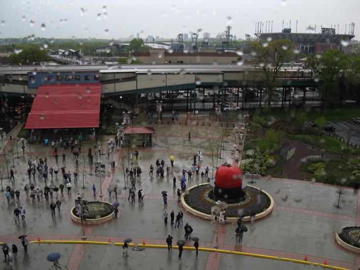Plaza View From Caesars Club, Citi Field, Flushing Meadows Corona Park, Queens, April 21, 2010