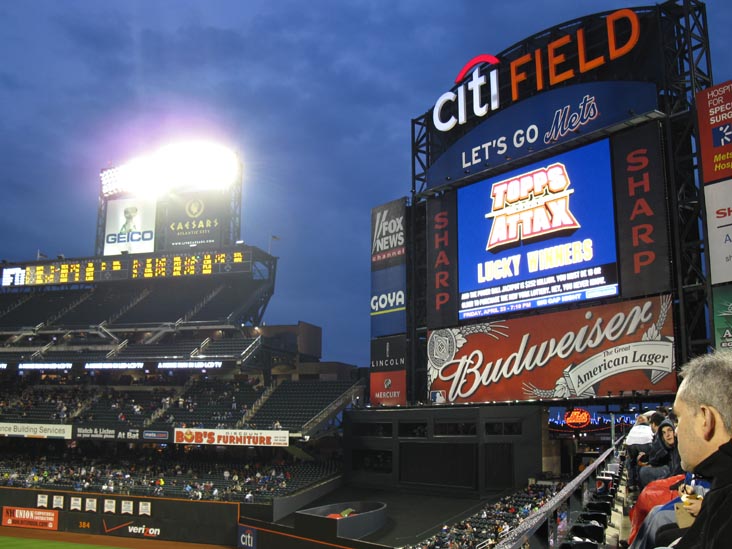 New York Mets vs. Chicago Cubs, View From Section 302, Pepsi Porch, Citi Field, Flushing Meadows Corona Park, Queens, April 21, 2010