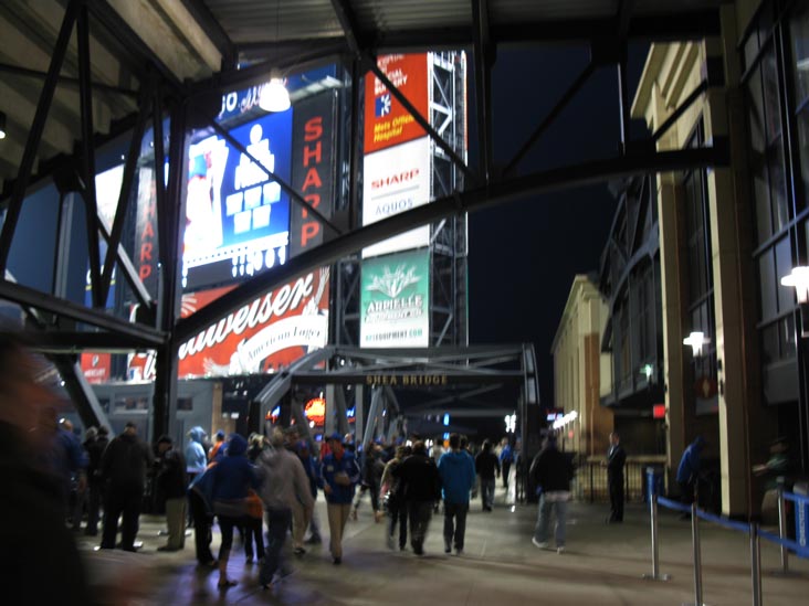 Concourse and Shea Bridge, Citi Field, Flushing Meadows Corona Park, Queens, April 21, 2010