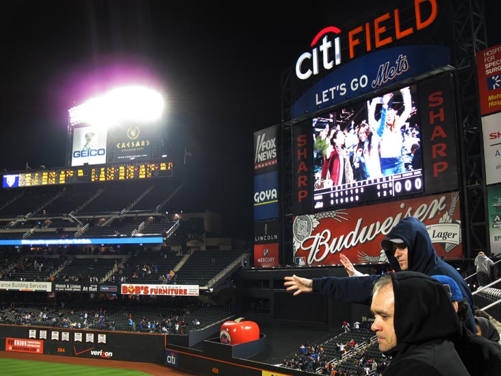 New York Mets vs. Chicago Cubs, View From Section 302, Pepsi Porch, Citi Field, Flushing Meadows Corona Park, Queens, April 21, 2010