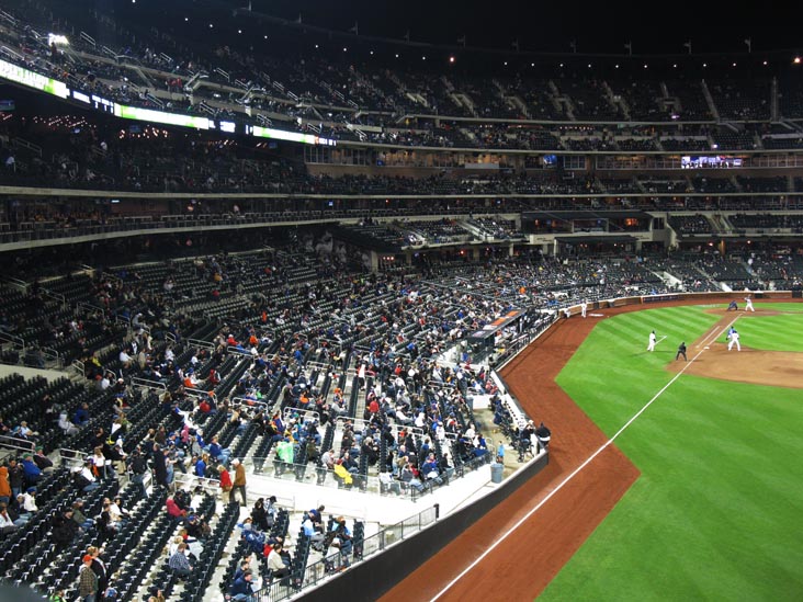 New York Mets vs. Chicago Cubs, View From Section 302, Pepsi Porch, Citi Field, Flushing Meadows Corona Park, Queens, April 21, 2010